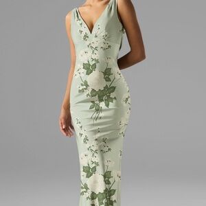 AW Bridal- Rachel Dress- Mottled Moss Green